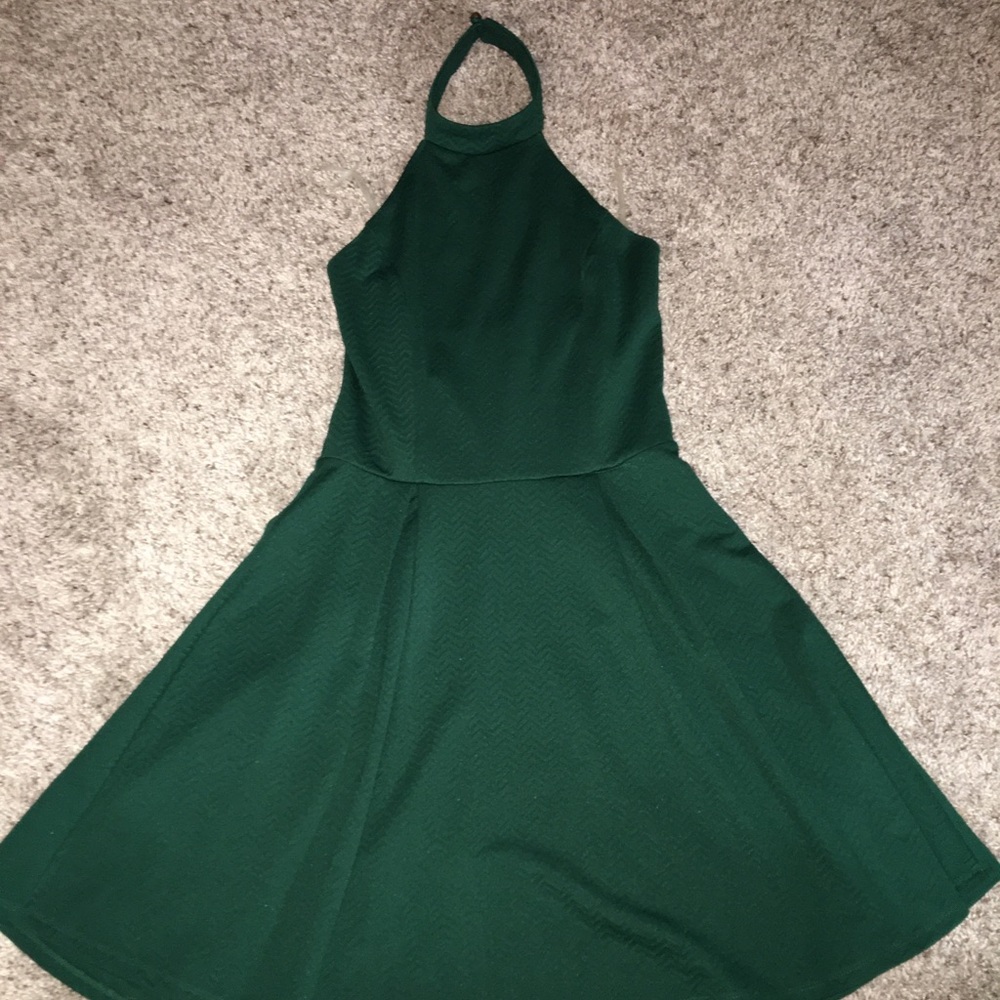 Halter mini dress